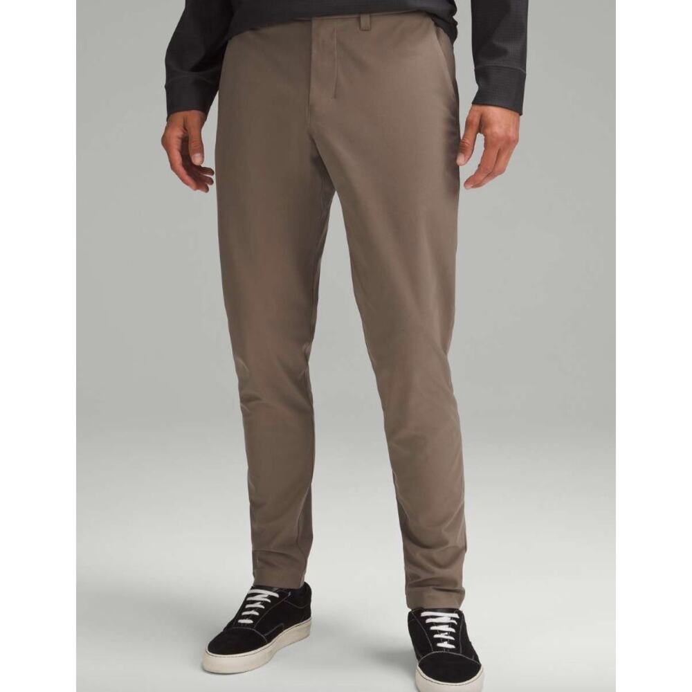Lululemon Men's ABC Slim-Fit Trouser Pant Warpstreme Chino Brown‎ 33